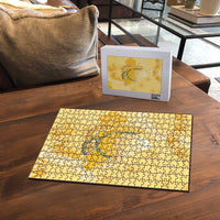 Hawaii Oahu Island Flowers Lei Puzzle Yellow Ilima Mix Plumeria