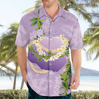Hawaii Kauai Island Flowers Lei Hawaiian Shirt Mokihana Lei