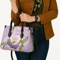 Hawaii Kauai Island Flowers Lei Leather Bag Mokihana Lei