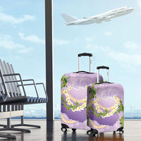 Hawaii Kauai Island Flowers Lei Luggage Cover Mokihana Lei