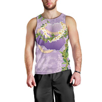 Hawaii Kauai Island Flowers Lei Men Tank Top Mokihana Lei