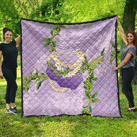Hawaii Kauai Island Flowers Lei Quilt Mokihana Lei