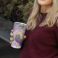 Hawaii Kauai Island Flowers Lei Tumbler Cup Mokihana Lei