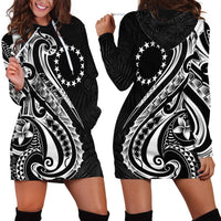 Kia Orana Cook Islands Hoodie Dress Kerekere Plumeria Tropical Waves LT7 - Polynesian Pride