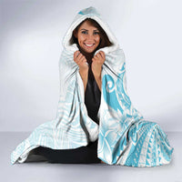 Kia Orana Cook Islands Hooded Blanket Moana Plumeria Tropical Waves LT7 - Polynesian Pride