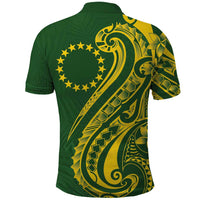 Kia Orana Cook Islands Polo Shirt Plumeria Tropical Waves LT7 - Polynesian Pride
