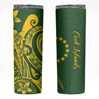 Kia Orana Cook Islands Skinny Tumbler Plumeria Tropical Waves - Polynesian Pride