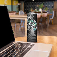 Meri Kirihimete New Zealand Skinny Tumbler Tui on Pohutukawa LT7 - Polynesian Pride