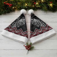 New Zealand Christmas Taniko Poutama Christmas Santa Hat Mountainscape Maori Fern - Polynesian Pride