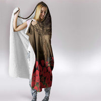 Australia - New Zealand ANZAC Lone Pine Hooded Blanket The Last Post