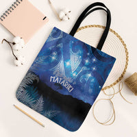 NZ Maori Matariki Scenery Tote Bag Galaxy Sky
