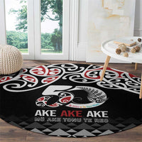 Kia Kaha Te Reo Maori Round Carpet 50 Years Mo Ake Tonu Te Reo LT7 - Polynesian Pride