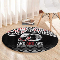 Kia Kaha Te Reo Maori Round Carpet 50 Years Mo Ake Tonu Te Reo LT7 - Polynesian Pride