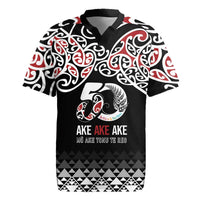 Kia Kaha Te Reo Maori Rugby Jersey 50 Years Mo Ake Tonu Te Reo LT7 Black - Polynesian Pride