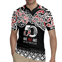Kia Kaha Te Reo Maori Rugby Jersey 50 Years Mo Ake Tonu Te Reo LT7 - Polynesian Pride