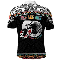 50 Years Kia Kaha Te Reo Maori Polo Shirt Ake Ake Ake! LT7 - Polynesian Pride