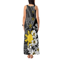 Philippines Sampaguita Personalised Tank Maxi Dress Women's Day LT7 - Polynesian Pride