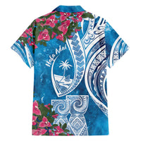 Hafa Adai Guam Family Matching Puletasi and Hawaiian Shirt Crystal Waves