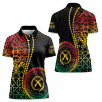 Proudly Ni-Van Sandroing Inspired Classic Style Women Polo Shirt LT7 - Polynesian Pride