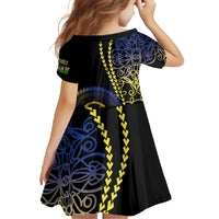 Proudly Ni-Van Sandroing Inspired Family Matching Long Sleeve Bodycon Dress and Hawaiian Shirt Malampa Classic Style LT7 - Polynesian Pride