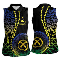 Proudly Ni-Van Sandroing Inspired Women Sleeveless Polo Shirt Malampa Classic Style