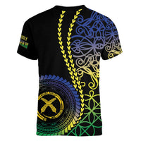 Proudly Ni-Van Sandroing Inspired Women V-Neck T-Shirt Malampa Classic Style