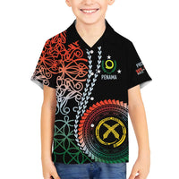 Proudly Ni-Van Sandroing Inspired Family Matching Summer Maxi Dress and Hawaiian Shirt Penama Classic Style LT7 Son's Shirt Colorful - Polynesian Pride