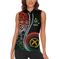 Proudly Ni-Van Sandroing Inspired Women Sleeveless Polo Shirt Penama Classic Style
