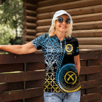Proudly Ni-Van Sandroing Inspired Women Polo Shirt Sanma Classic Style LT7 - Polynesian Pride