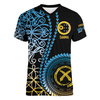 Proudly Ni-Van Sandroing Inspired Women V-Neck T-Shirt Sanma Classic Style