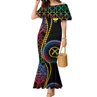 Proudly Ni-Van Sandroing Inspired Family Matching Mermaid Dress and Hawaiian Shirt Shefa Classic Style