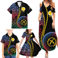 Proudly Ni-Van Sandroing Inspired Family Matching Summer Maxi Dress and Hawaiian Shirt Shefa Classic Style