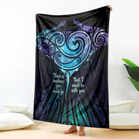 Aotearoa Maori Te Whai Rahi Blanket Tala - Nowhere You Could Go That I Won't Be With You - Polynesian Pride