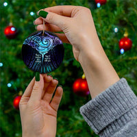 Aotearoa Maori Te Whai Rahi Ceramic Ornament Tala - Nowhere You Could Go That I Won't Be With You - Polynesian Pride