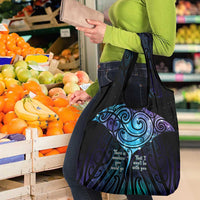 Aotearoa Maori Te Whai Rahi Grocery Bag Tala - Nowhere You Could Go That I Won't Be With You - Polynesian Pride