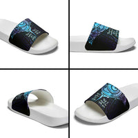 Aotearoa Maori Te Whai Rahi Slide Sandals Tala - Nowhere You Could Go That I Won't Be With You - Polynesian Pride