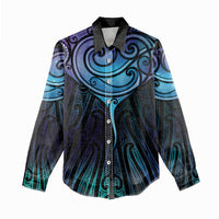 Aotearoa Maori Te Whai Rahi Women Casual Shirt Tala - Nowhere You Could Go That I Won't Be With You LT7 - Polynesian Pride
