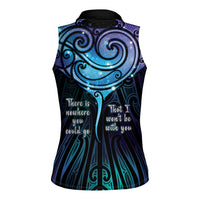 Aotearoa Maori Te Whai Rahi Women Sleeveless Polo Shirt Tala - Nowhere You Could Go That I Won't Be With You LT7 - Polynesian Pride