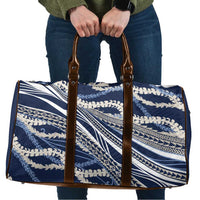 Polynesian Puakeniken Pikake Twisted Lei Travel Bag Navy Blue - Polynesian Pride