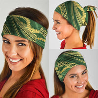 Polynesian Puakeniken Pikake Twisted Lei Neck Gaiter Emerald LT7 - Polynesian Pride