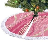 Polynesian Puakeniken Pikake Twisted Lei Tree Skirt Rose Pink - Polynesian Pride