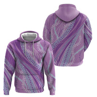 Polynesian Puakeniken Pikake Twisted Lei Hoodie Amethys - Polynesian Pride