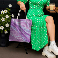 Polynesian Puakeniken Pikake Twisted Lei Tote Bag Amethys - Polynesian Pride