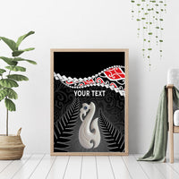 Personalised New Zealand Maori Canvas Wall Art Manaia Mix Koru LT7 - Polynesian Pride