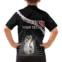 Personalised New Zealand Maori Hawaiian Shirt Manaia Mix Koru LT7 - Polynesian Pride