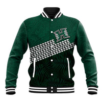 Hawaii Rainbow Warriors Alumni Custom Baseball Jacket Kanaka Arrows Tropical Vibes