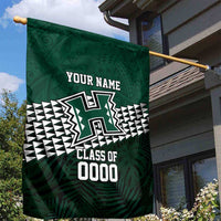 Hawaii Rainbow Warriors Alumni Custom Garden Flag Kanaka Arrows Tropical Vibes
