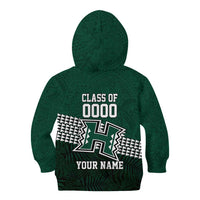Hawaii Rainbow Warriors Alumni Custom Kid Hoodie Kanaka Arrows Tropical Vibes