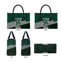 Hawaii Rainbow Warriors Alumni Custom Leather Bag Kanaka Arrows Tropical Vibes