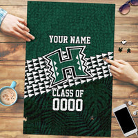 Hawaii Rainbow Warriors Alumni Custom Puzzle Kanaka Arrows Tropical Vibes